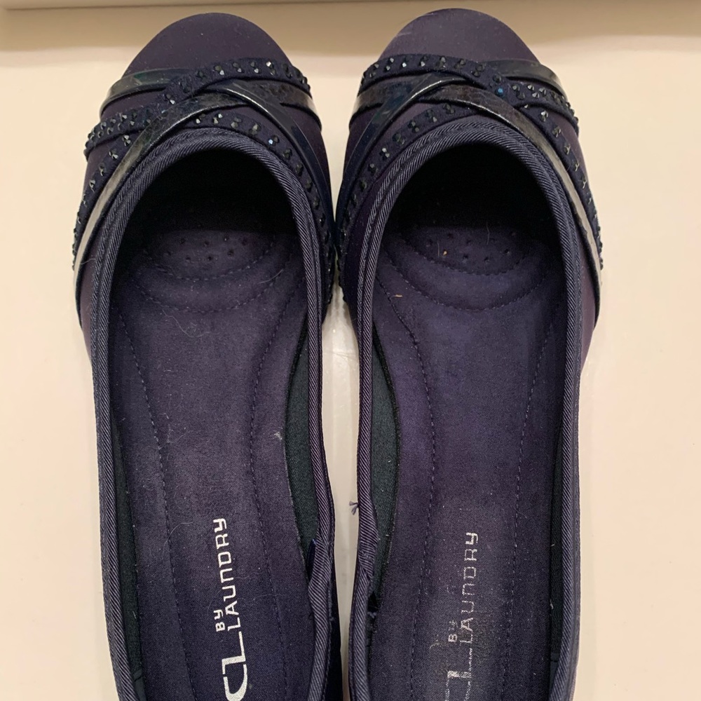 Blue flats